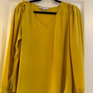 LOFT Vivid Yellow Women's Blouse
